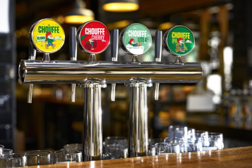 Degustazione birre Chouffe in pub italiano