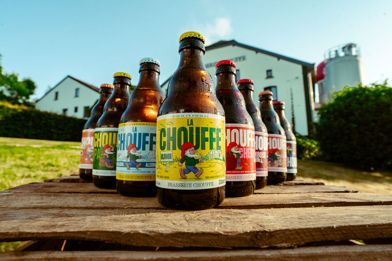 Gamma birre Chouffe distribuite in Italia da Birrificio del Ducato