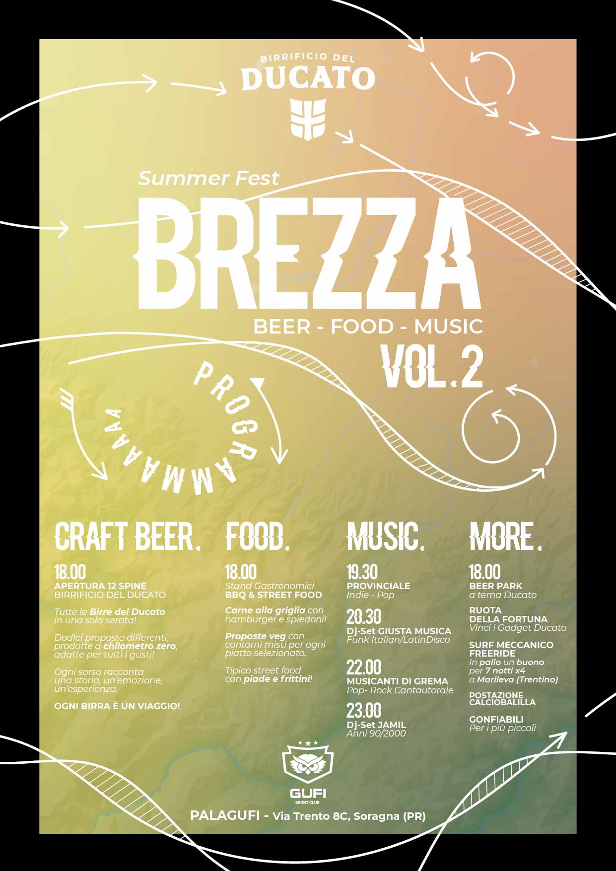 programma completo brezza summer fest volume 2 2026, soragna