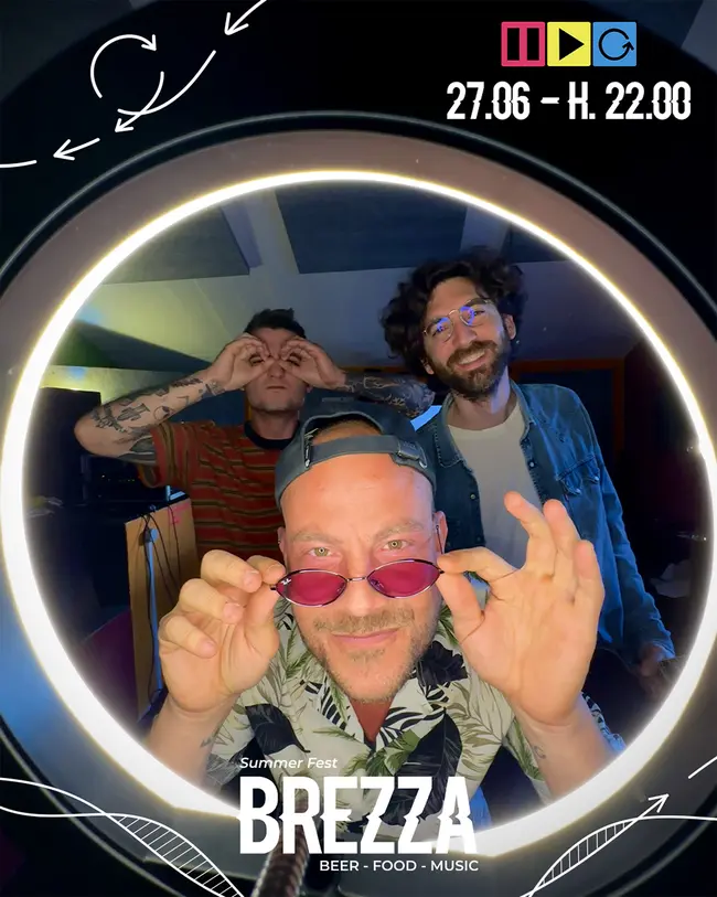 Esibizione di musica live sul palco del Palagufi al Brezza Summer Fest 2026 di Soragna